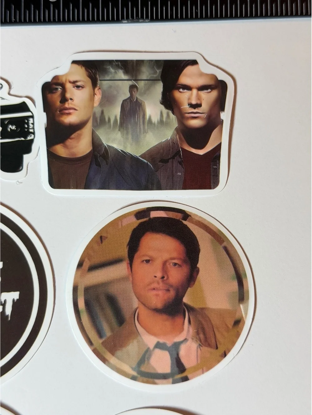 Stickers. Waterproof. 6 pack  Supernatural. Baby Dean Cas Sam